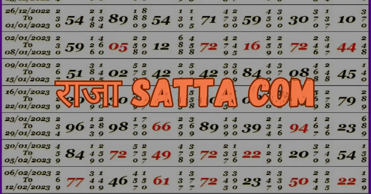 राजा satta com